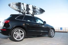 The Channel Kayaks Bass Kayak On The Audi Q5 Kayak Equipment Kayaking Audi Q5