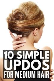 10 Simple Updos For Shoulder Length Hair Video Tutorials Meraki Lane Medium Hair Styles Up Dos For Medium Hair Medium Length Hair Styles