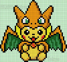 All orders are custom made and most ship worldwide within 24 hours. Parlorbeads Pokemon Megacharizardy 001 Jpg 710 653 Pixel Art Pokemon Pixel Art Grid Pokemon Cross Stitch