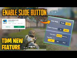 Pubg Mobile Lite Enable Slide Button In Tdm Mode Big Update New Ump45 Gun New Update Youtube
