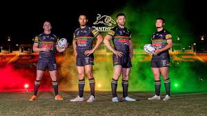 Penrith panthers are an australian professional rugby league football team based in the western sydney suburb of penrith. Penrith Panthers Unveil 2020 Home Jersey Youtube