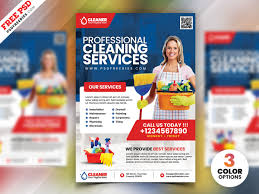 Also known as handouts, cleaning flyers of this type usually come in a matte finish. Cleaning Service Flyer Psd Psdfreebies Com