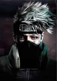 Naruto Kakashi Hatake Real Life Metal Poster Personagens Naruto Shippuden Palhacos Assustadores Naruto E Sasuke Desenho