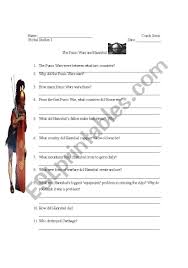 English Worksheets Hannibal For Social Studies