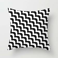 Black And White Geometric Throw Pillows Pin On My Treasury