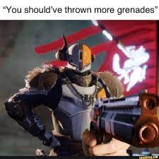 Whether shaxx could outrun a shot from cayde's golden gun. You Should Ve Thrown More Grenades Destiny Comic Destiny Fallen Destiny Game