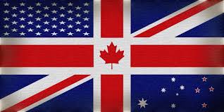 Canada Usa Great Britain Australia And New Zealand Combined Flag New Zealand Flag Britain Flag Flag