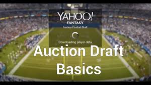 This customized view of your league can be printed or saved to pdf. Basics Of Yahoo Fantasy Football Auction Draft 2016 Youtube