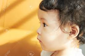 Pigtails are a classic as baby curly hairstyle, but these ones are a little bit different. Portrait Of Cute And Lovely Curly Hair Asian Chinese Baby Girl Stock Photo Picture And Royalty Free Image Image 102415750