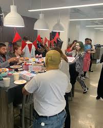 Annual Halloween Costume Competition! 🎃👻🎃#latergram #winstarproperties  #propertymanagement #companyculture #tradition #winstarteam #halloween