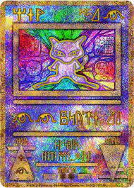 This card's text is depicted in medieval futhark runic and gothenburg runic writing, however. Centro Pokemon On Twitter Mew Pokemon Card Ancient Mew Card Mew And Mewtwo