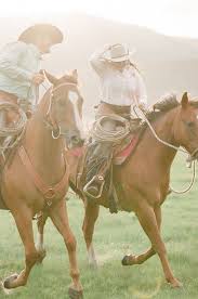 Download When A Cowgirl Marries A Cowboy Once Wed Cute Country Couples Pictures With Horses Cowboy Love