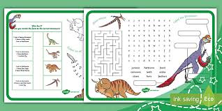 Check spelling or type a new query. Dinosaur Puzzles Activity Place Mat Parents Party Ideas