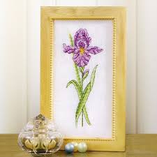 New cross stitch patterns are continuously getting added, so don't be afraid to check back often. Fishxx Cross Stitch Col144 Three Colors Iris Flower Bouquet Plant Flower Triptych Home Painting Small Picture Kit Package Aliexpress