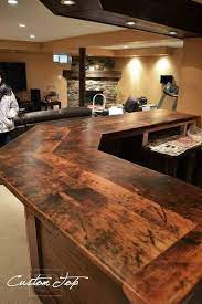 These Rustic Bar Ideas Will Make You Want One Of Your Own Decoholic Rustic Kitchen Countertops Rustic Kitchen Reclaimed Wood Bars