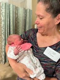 Our Ride Logo Artist, Proud Grandma Rebecca Jacobson McVaigh has a new  grand baby.