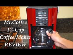 This coffeemaker brews 12 cups of fresh coffee in minutes. Mr Coffee 12 Cup Programmable Coffeemaker Review Youtube