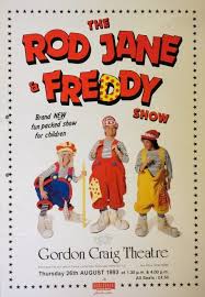 With rod burton, jane tucker, freddy marks, john thirtle. The Rod Jane Freddy Show August 1993 The Gordon Craig Archive
