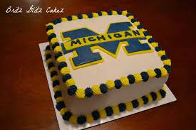 Michigan Cake For Chris S Birfday Boy Birthday Cake Cake Graduation Cakes
