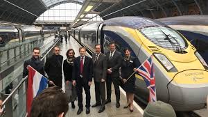 Plane was comfortable (for a plane) and the staff were polite. First Direct London Eurostar Departs Amsterdam As Eurostar Thalys Merger Progresses International Railway Journal