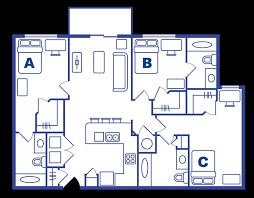 3 bedroom apartments near ucf. Studio Through 4 Bedroom Apartment Rates Floorplans Lark Central Florida