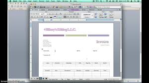 Maybe you would like to learn more about one of these? Creating Invoices Using Microsoft Word Templates Youtube