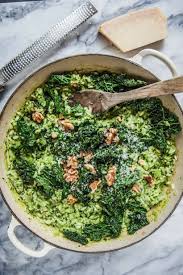 Oven Risotto With Tuscan Kale Pesto Recipe Food Vegetarian Recipes Healthy Recipes