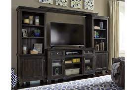 These ashley furniture entertainment centers are available on multiple styles, finishes, sizes, etc Townser 4 Piece Entertainment Center Ashley Furniture Homestore