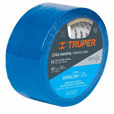 Masking Tape 2 X 50 Mts Azul Truper 12624 Grupo Boxito