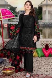 Women can stitch either way of the salwar kameez. Black Salwar Kameez Buy Black Suits For Women Online