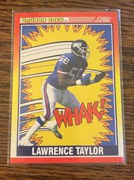 1990 Score # 552,553,554 Taylor, Thomas, Singletary