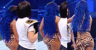 Her look and attire drips charisma, and the confidence with which she pulls off her look is quite brilliant. Footage Of Sasha Banks In Her Hot Outfit On Last Night S Smackdown