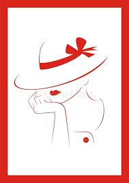 Photo About Woman In Hat Vector Illustration Jpeg Eps Illustration Of Beauty Woman Clothes 1378240 Flower Line Drawings Hats For Women Hat Illustration