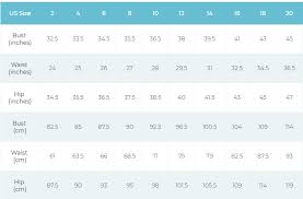 10 Punctual Clothes Sizing Chart