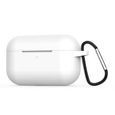 Apple Air Pods Pro Black Airpods Pro Case White Silicone Case With Keychain Airpods Case In 2020 Airpods Pro Protective Cases Earphone Case