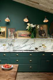 Farrow Ball Studio Green Park And Oak Interior Design Green Dining Room Green Cabinets Kitchen Decor