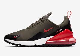 The Nike Air Max 270 Golf Shoe Appears In Hunter Ready Colors In 2020 Nike Air Max Nike Air Air Max 270