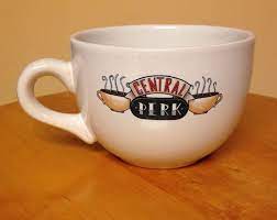 Huge Friends Central Perk Mug White Coffee Cup Mint Condition White Coffee Cups Mugs Coffee Cups