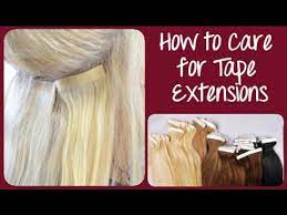Also, avoid getting too close to the joint. How To Care For Tape In Hair Extensions Instant Beauty Youtube