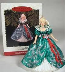 1995 Holiday Barbie Ornament Barbie Christmas Ornaments Holiday Barbie Christmas Barbie