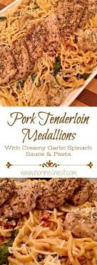 Pork Tenderloin Medallions With Pasta Norine S Nest Recipe Pork Tenderloin Medallions Pork Crockpot Recipes Pork Rind Recipes