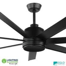 Led indoor black ceiling fan with light kit with 8,004 reviews and the merwry 52 in. Matt Black Eglo Tourbillion 60 7 Blade Dc Indoor Outdoor Ceiling Fan With Remote Control Lighting Illusions Online