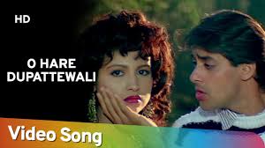The song 'jaldi aaja a. O Hare Duppatewali Salman Khan Chandni Sanam Bewafa Hindi Song Youtube