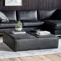 Check out our faux leather ottoman coffee table selection for the very best in unique or custom, handmade pieces from our chairs & ottomans shops. Leather Faux Leather Coffee Tables You Ll Love Wayfair Co Uk