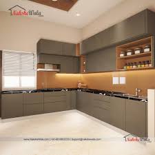Simple L Shape Kitchen Interior Interior Design Kitchen L Shaped Kitchen Interior Modern Kitchen Cabinet Design