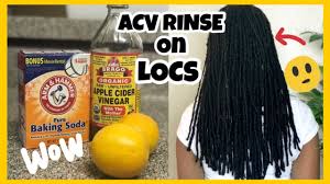 I mentioned on my blog (freshmodesty.blogspot.com) that i have been using baking soda and vinegar to cleanse my hair instead of traditional shampoo and. How To Do An Acv Rinse Apple Cider Vinegar On Locs Natural Hair Care Youtube