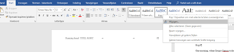 Stappenplan Opmaak Van Apa Koppen In Word