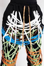 Akira Cotton String Me Up Joggers In Black Lyst