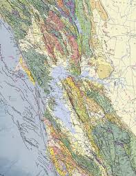 Volcanic Sedimentary Rocks Map California California Map Geology Map