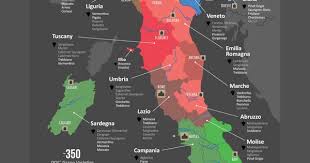 Italian Wine Map And Exploration Guide Wine Folly Wine Map Italian Wine Italy Wine